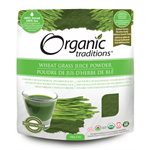 Organic Traditions Poudre de jus d'herbe de blé certifié biologique 150gr